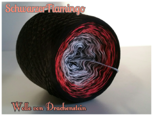 Schwarzer Flamingo, 4-trådig