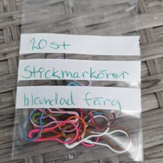 Stickmarkörer i olika färger