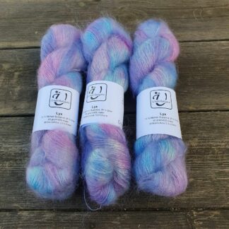 Lyx Superkid Mohair Silke i färgen Enhörningsgodis - Underbart garns Design