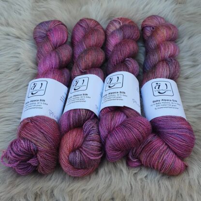 Baby Alpaca Silk i färgen Pink Surprise - Underbart garns Design - Bild 2