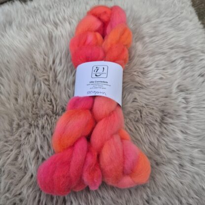 Ulla Corriedale i Rosa/Orange färg - Underbart garns Design - Bild 3