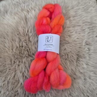 Ulla Corriedale i Rosa/Orange färg - Underbart garns Design