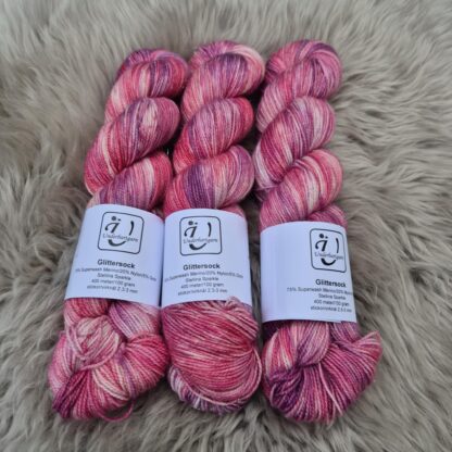 Glittersock  - Magnolia - Underbart garns Design - Bild 3