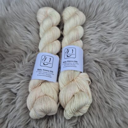 Baby Alpaca Silk - Rabarber Grädde - Underbart garns Design - Bild 2