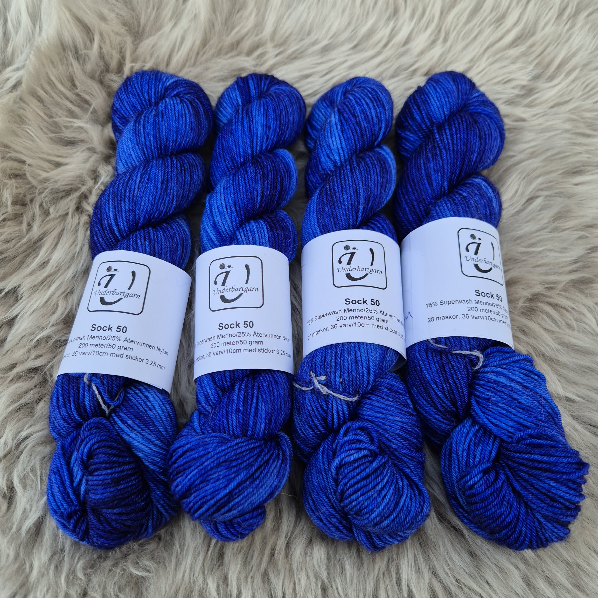 Sock 50 gram Ser du stjärnan i det blå? - Underbart garns Design - Bild 3