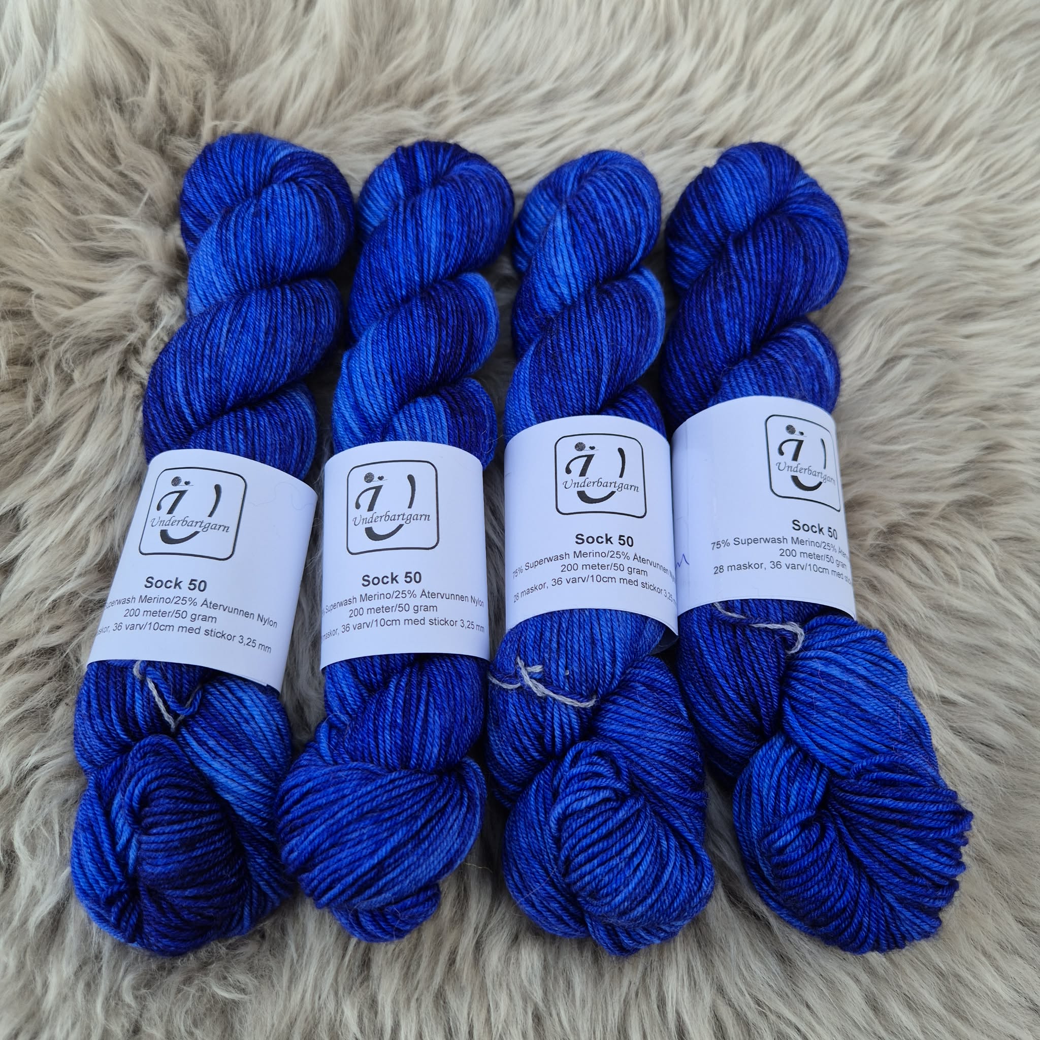 Sock 50 gram Ser du stjärnan i det blå? - Underbart garns Design - Bild 2