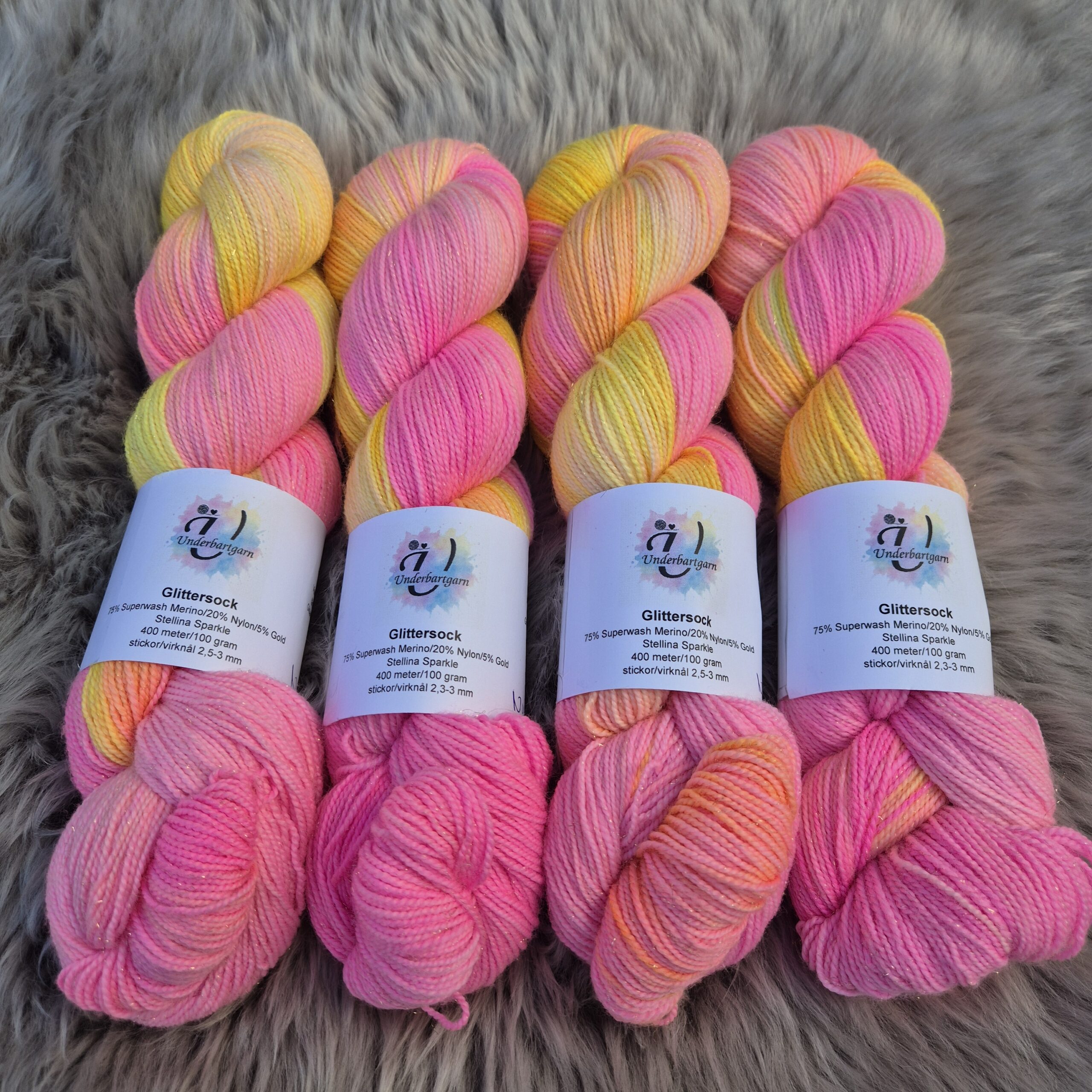 Glittersock - Nu kommer sommaren - Underbart garns Design - Bild 3