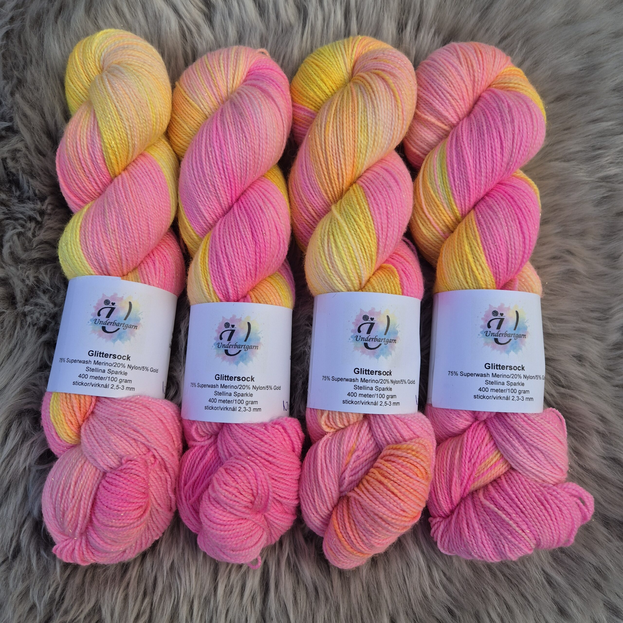 Glittersock - Nu kommer sommaren - Underbart garns Design