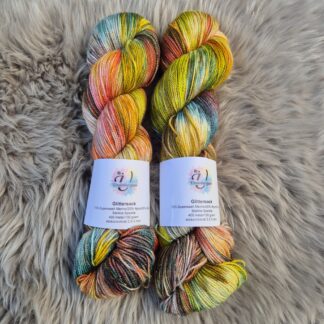 Glittersock - One of a kind - Underbart garns Design