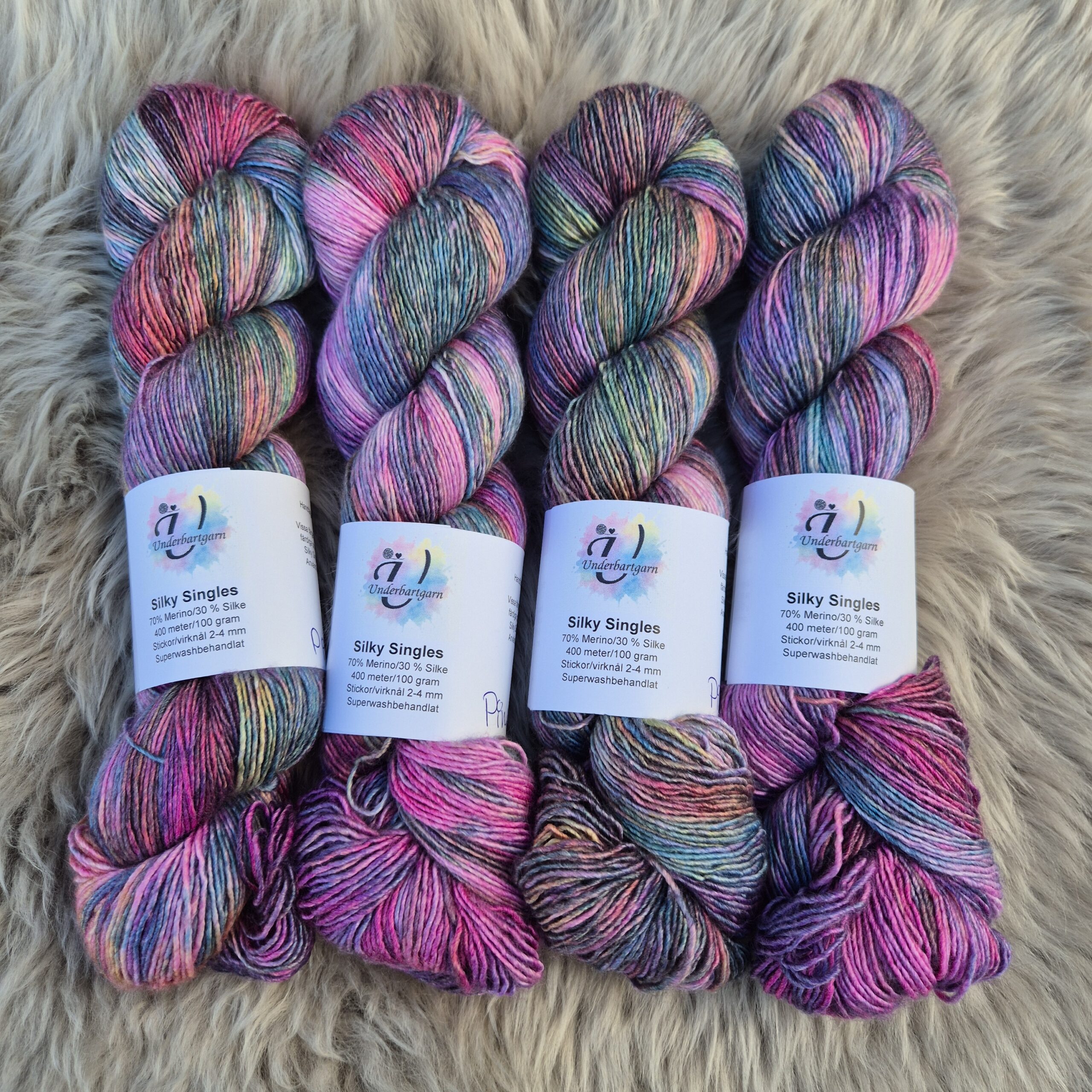 Silky Singles - Pink Surprise - Underbart garns Design