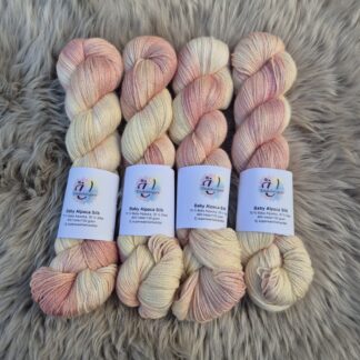 Baby Alpaca Silk - Sötade Rabarber - Underbart garns Design