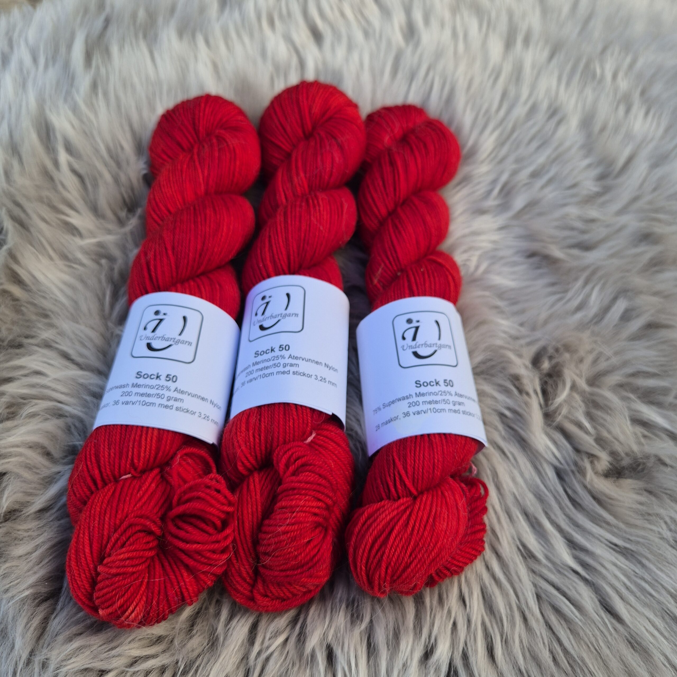 Sock 50 gram Julstjärna - Underbart garns Design - Bild 2