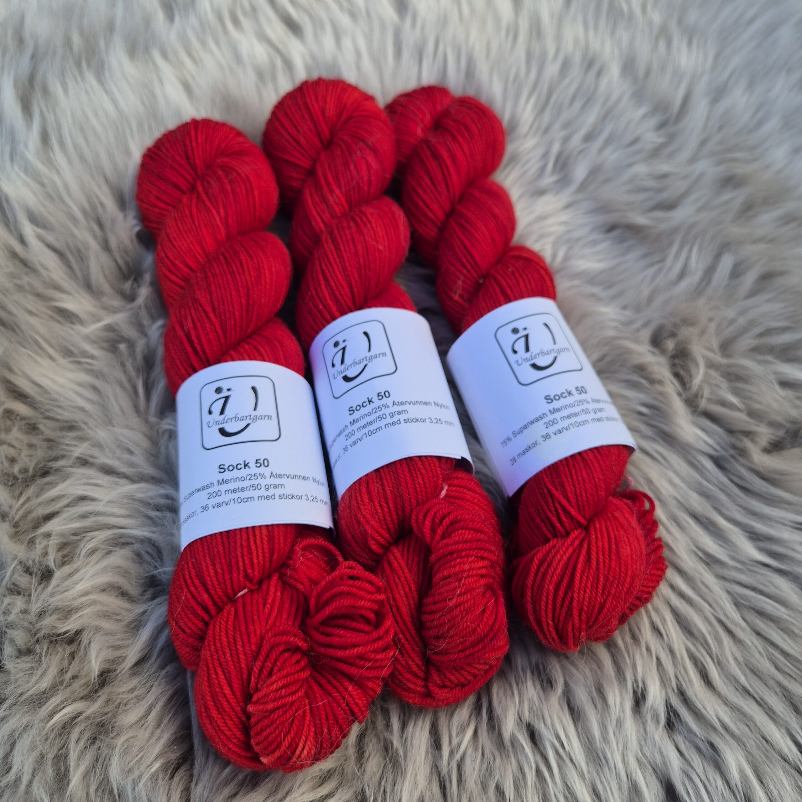 Sock 50 gram Julstjärna - Underbart garns Design - Bild 4
