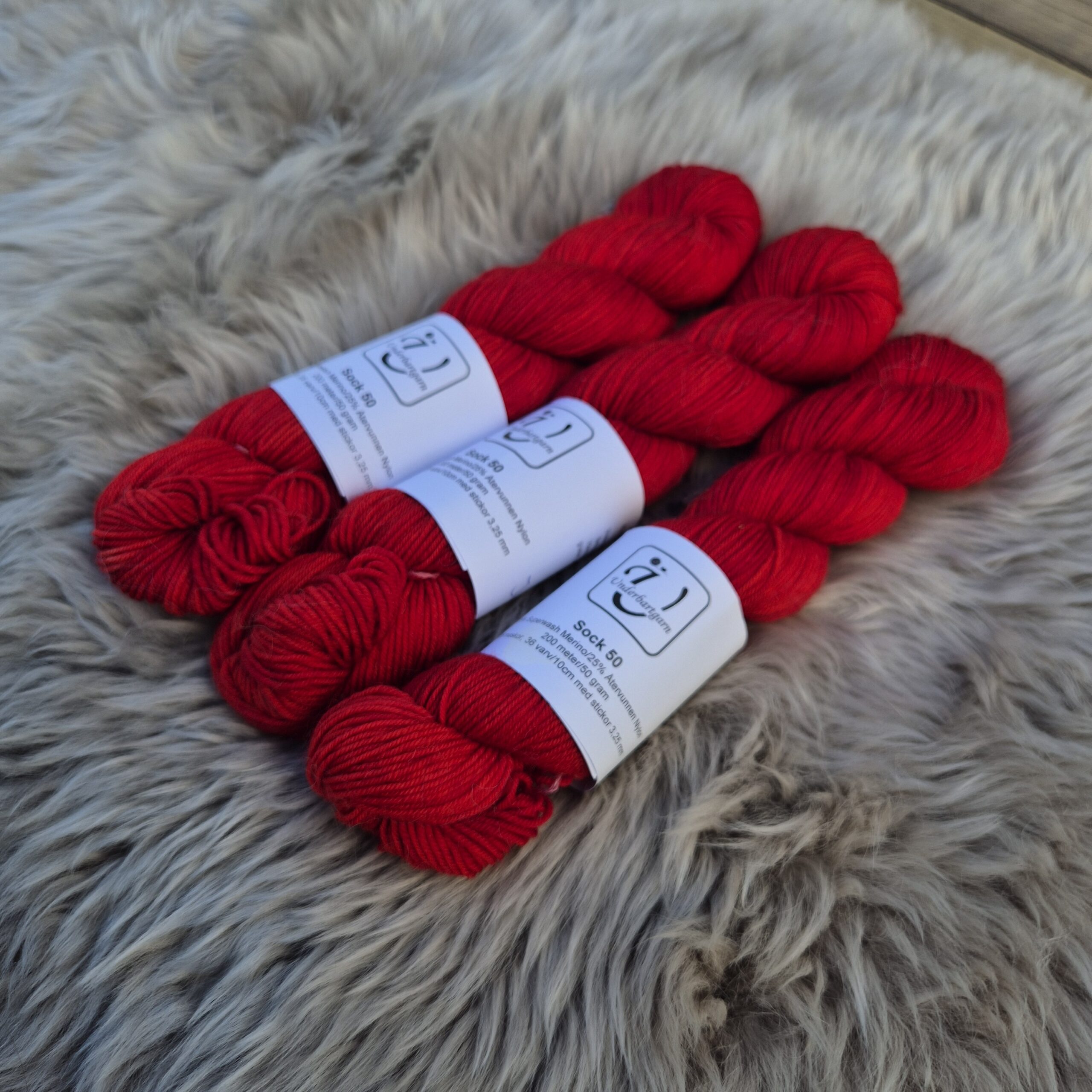 Sock 50 gram Julstjärna - Underbart garns Design - Bild 3